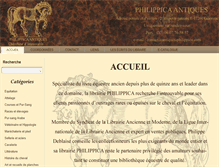 Tablet Screenshot of antiques-philippica.com